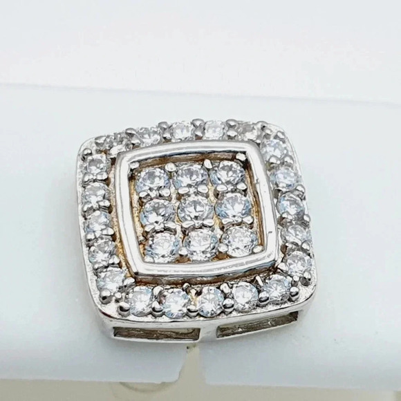 "925 Sterling Silver Cubic Zirconia Earrings, U19254561 - Picture 9 of 11